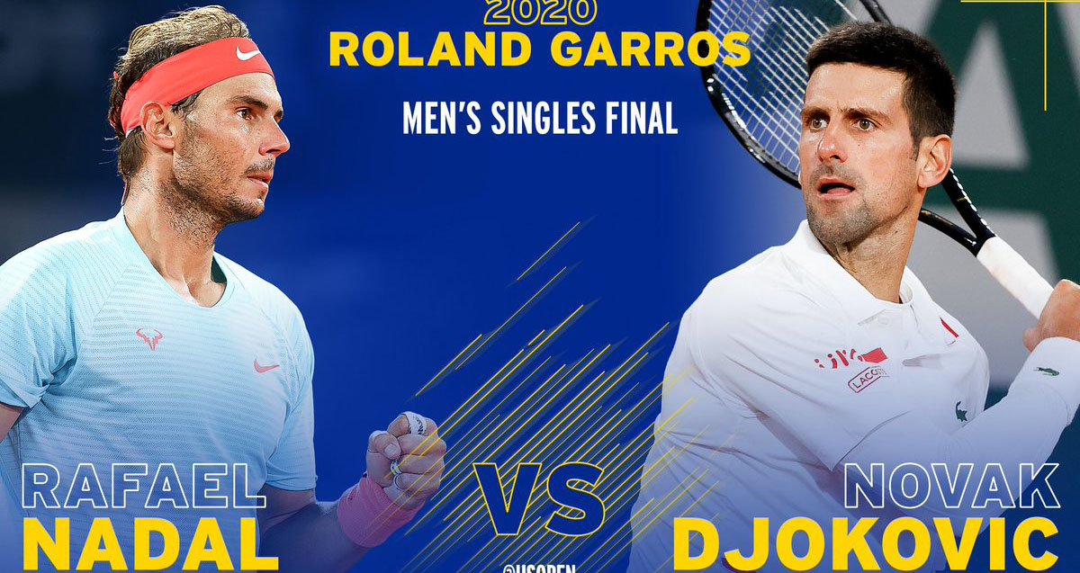 Novak Djokovic vs Rafael Nadal, nadal, djokovic, tennis, roland garros, pháp mở rộng, chung kết pháp mở rộng