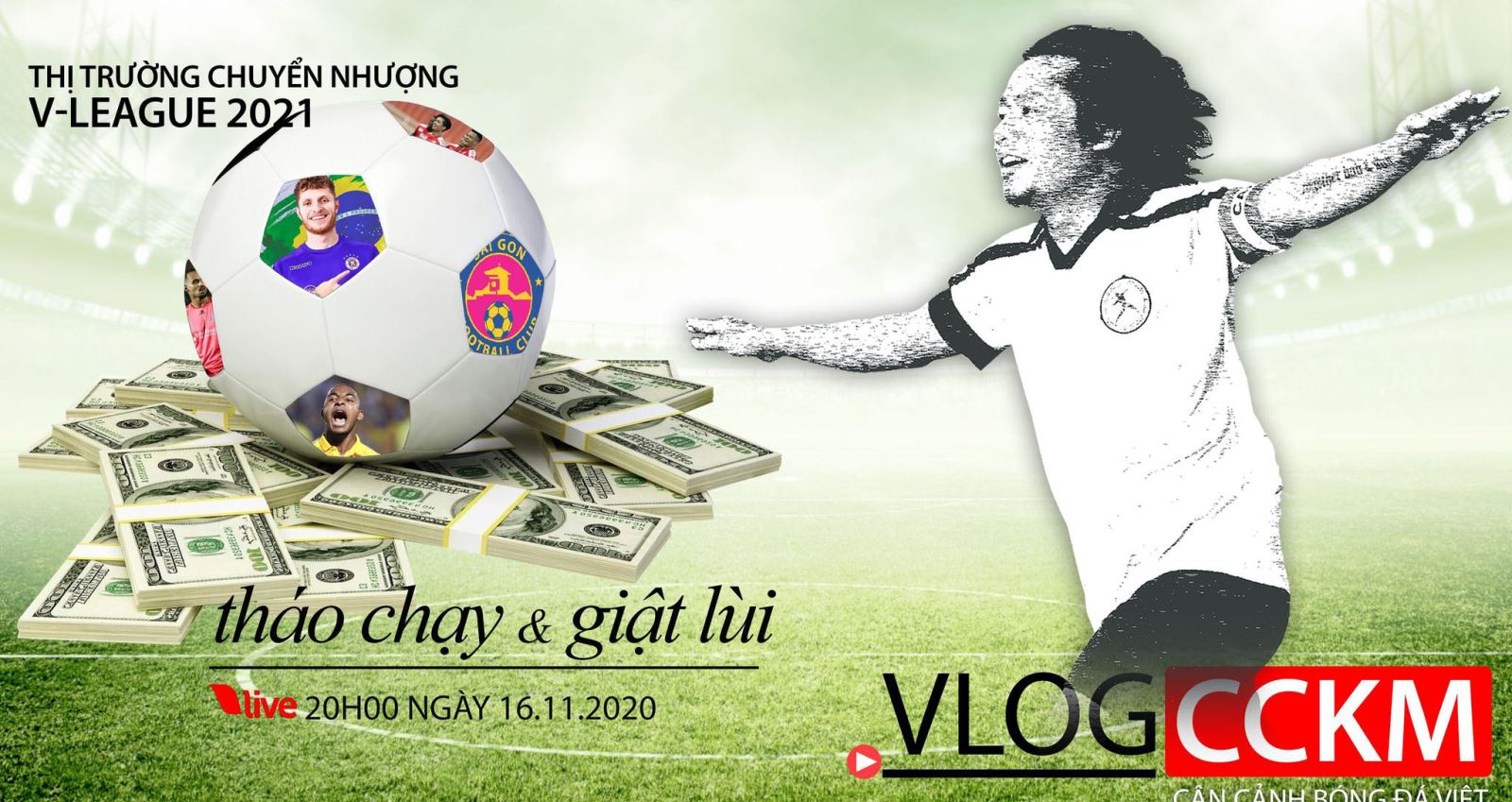 CCKM, bóng đá, bong da, Sài Gòn FC, trần hải, V-League, lịch thi đấu, Vlog CCKM