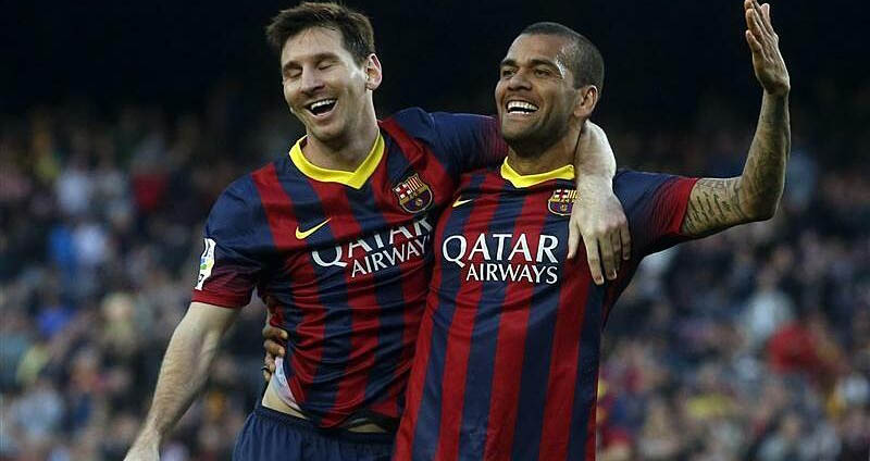 Barcelona, Barca, Lionel Messi, Dani Alves, bóng đá, bóng đá Tây Ban Nha, La Liga, messi, alves