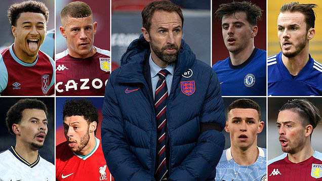 Tuyển Anh tràn ngập cầu thủ kiến thiết, Gareth Southgate sẽ chọn ai?