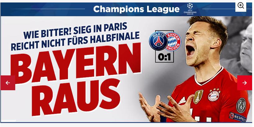 PSG vs Bayern, Video PSG 0-1 Bayern, Neymar, Pochettino, Cúp C1, kết quả PSG vs Bayern, kết quả tứ kết Cúp C1, kết quả tứ kết Champions League, kqbd, PSG
