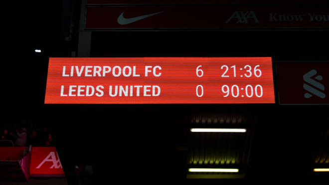 Liverpool 6-0 Leeds: Salah, Mane bùng nổ, Liverpool phả hơi nóng vào gáy Man City