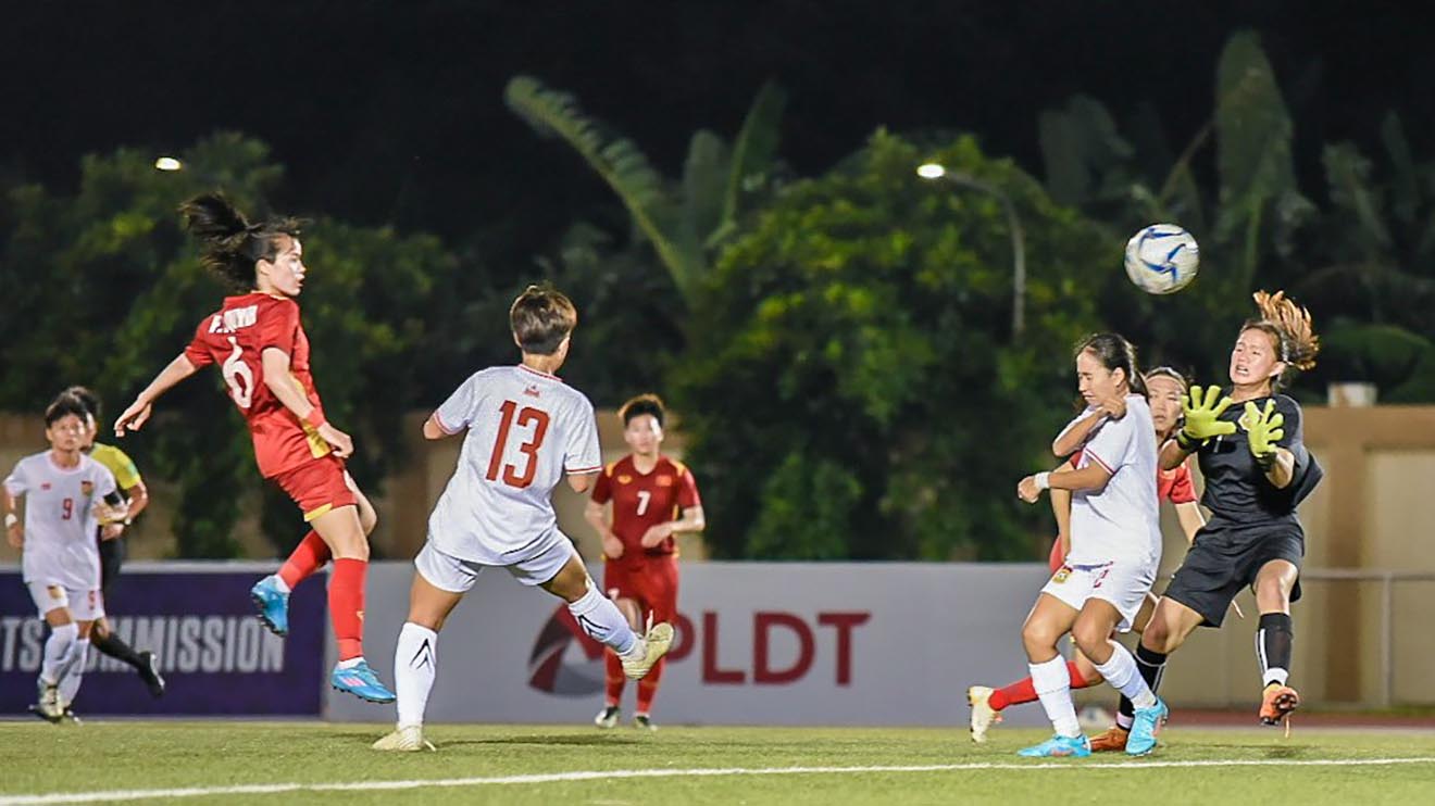 Hải Yến và Huỳnh Như lập cú đúp, ĐT nữ Việt Nam thắng Lào 5-0