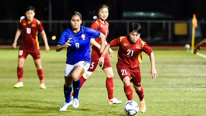VTV6 TRỰC TIẾP bóng đá Nữ Việt Nam vs Lào, bóng đá Nữ Đông Nam Á (18h00, 09/7)