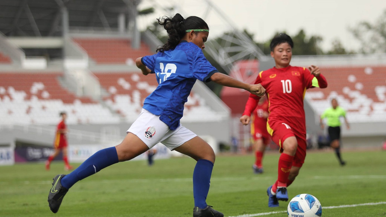 U18 nữ Việt Nam 7-0 U18 nữ Campuchia: Thắng đậm, U18 nữ Việt Nam đứng đầu bảng