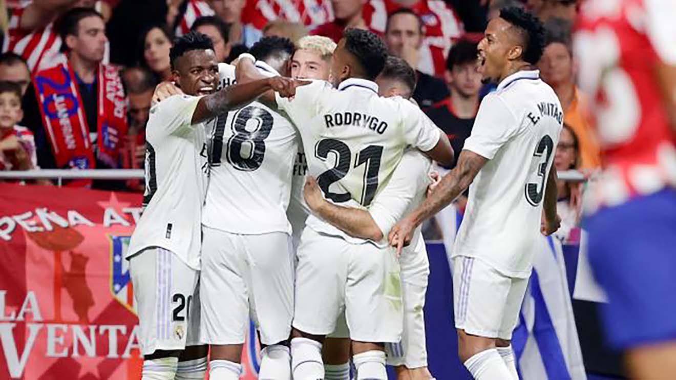 Atletico 1-2 Real Madrid: Toàn thắng 6 trận, Real Madrid đòi lại ngôi đầu