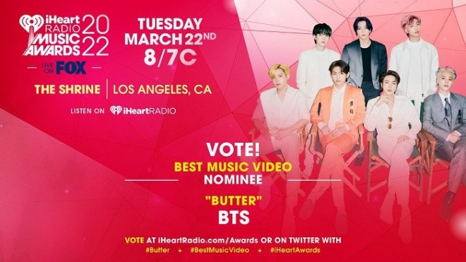 BTS, BTS tin tức, BTS thành viên, Kpop, BTS idol, BTS Butter, Butter, Butter BTS, BTS MV, MV BTS, BTS youtube, BTS giải thưởng, BTS đề cử, iHeartRadio Music Awards