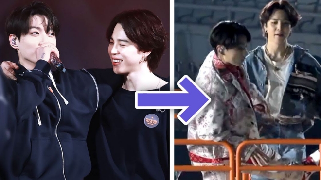 BTS: Màn tương tác 'cưng xỉu' giữa Jimin và Jungkook tại concert
