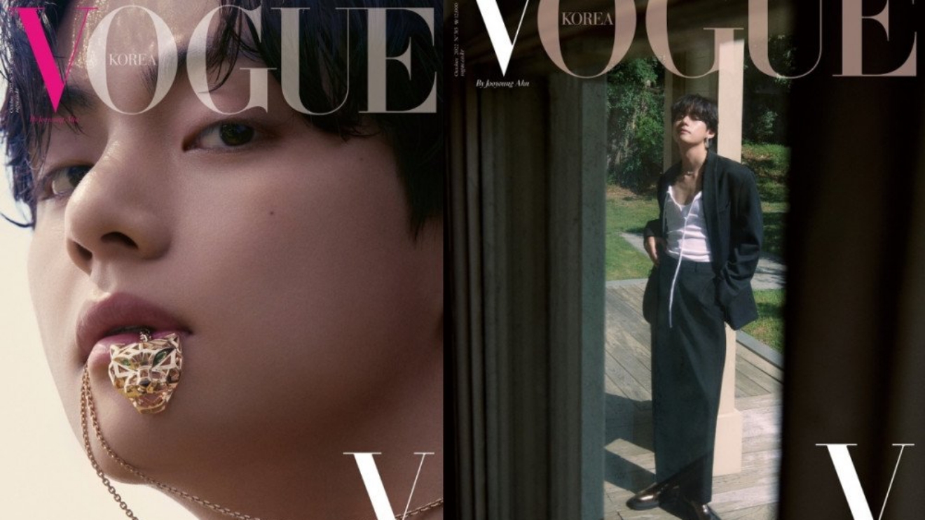 Thêm 3 ảnh bìa của V BTS trên 'Vogue' khiến fan mê mệt