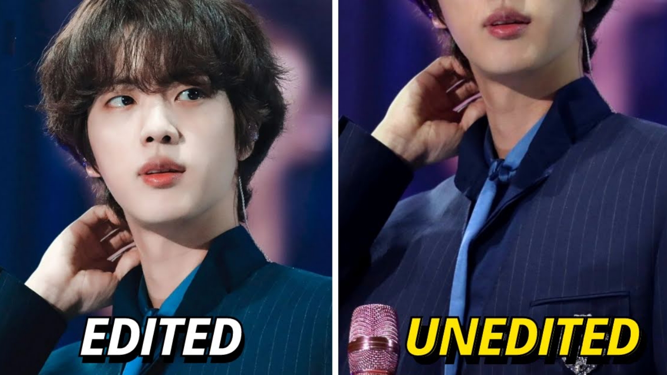 Loạt ảnh chưa chỉnh sửa cho thấy Jin BTS trông thế nào ngoài đời thực