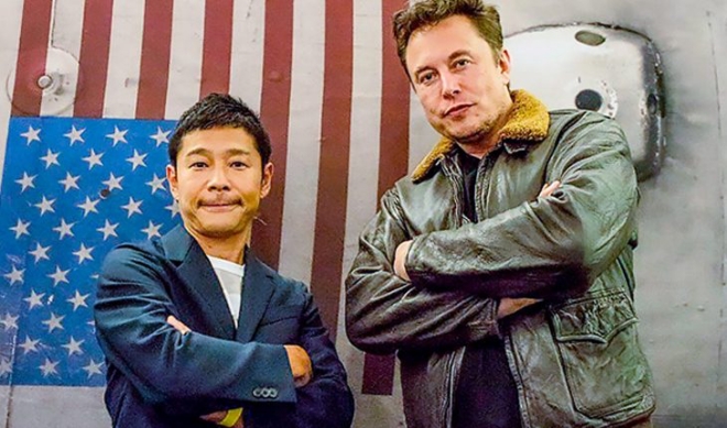 Yusaku Maezawa, Elon Musk, Mặt Trăng