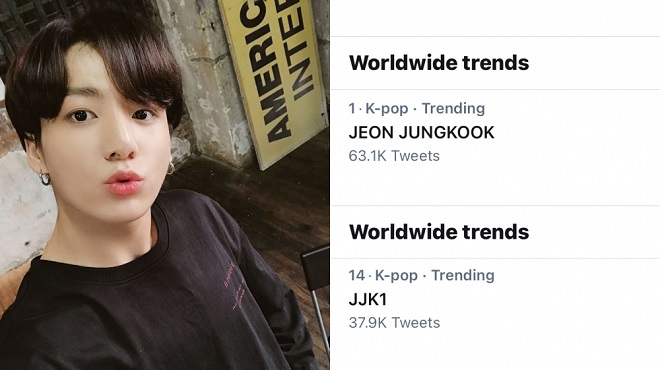 'Nhá hàng' bản thu âm mới, Jungkook BTS đứng top trending toàn cầu