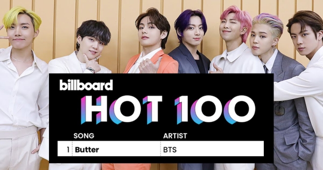 Bts Đoạt Quán Quân Billboard Hot 100 Với 'Butter'