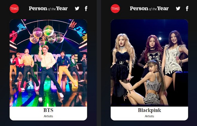 BTS, Blackpink, BTS và Blackpink được đề cử Nhân vật của năm của Tạp chí Time, Nhân vật của năm, BTS tin tức, BTS thành viên, Kpop