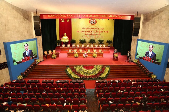 Hà Nội, Vương Đình Huệ, phiên trù bị, Đại hội đại biểu lần thứ XVII, Đảng bộ thành phố Hà Nội