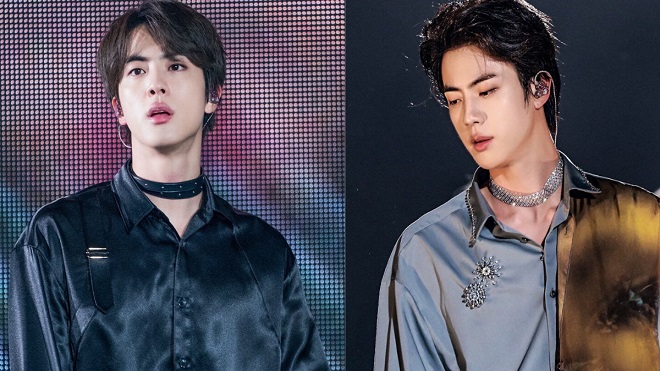 BTS, Jin đeo choker, Jin đeo vòng cổ, vòng cổ của Jin, hút hồn ARMY, worldwide handsome, Jin BTS, ARMY, Kpop