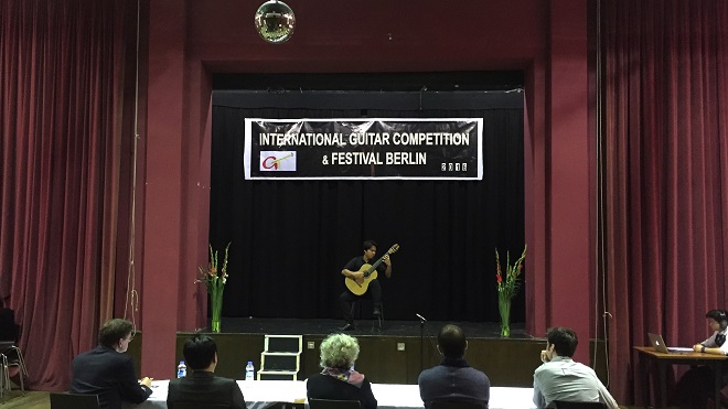 Thí sinh Đào Như Khánh đoạt giải đặc biệt trong Cuộc thi Guitar quốc tế Berlin 