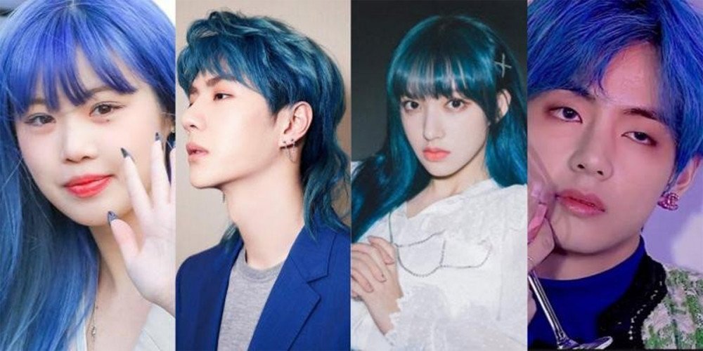 Sao K-pop 'đốn tim' fan với màu tóc xanh dương: BTS, EXO, NCT