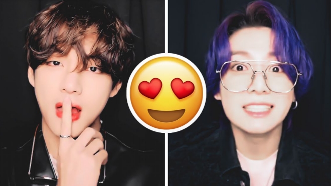 Ve đẹp quyến rũ của V và Jungkook BTS trong Photo Booth