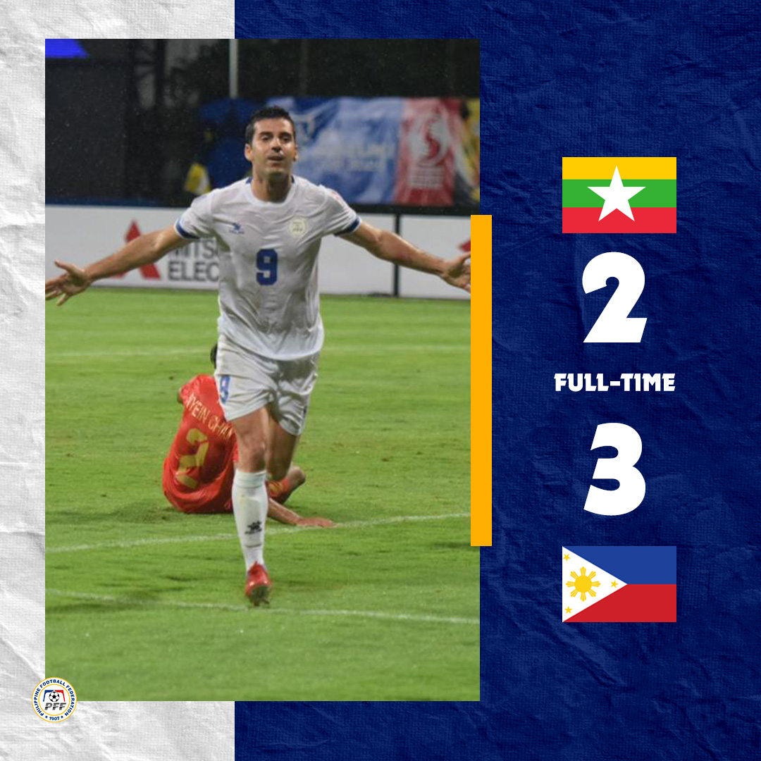 Philippines 3-2 Myanmar, kết quả bóng đá, kết quả bóng đá hôm nay, ket qua bong da, ket qua bong da hom nay, kết quả AFF Cup 2021, Philippines vs Myanmar, KQBD AFF Cup