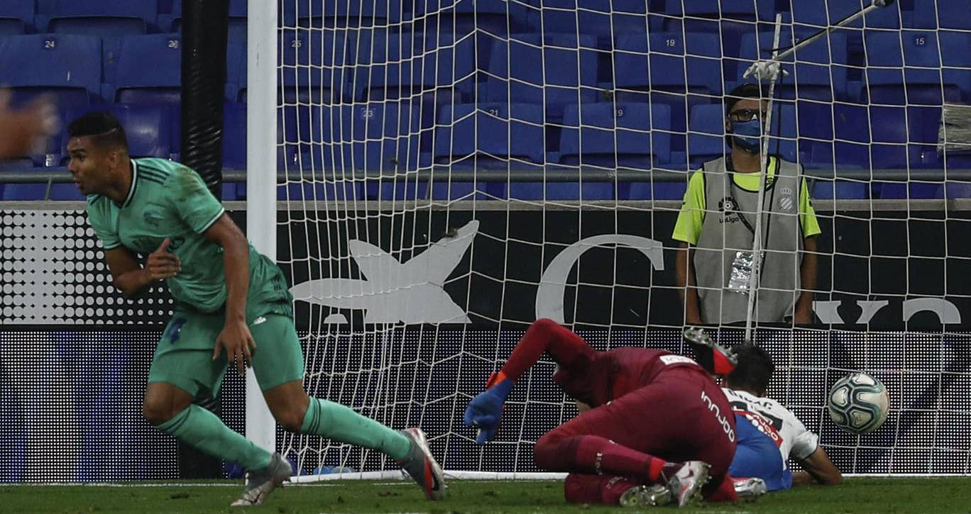 Ket qua bong da, ket qua bong da Tay Ban Nha, ket qua bong da La Liga, Espanyol 0-1 Real Madrid, kết quả vòng 32 La Liga, bảng xếp hạng bóng đá Tây Ban Nha, BXH La Liga