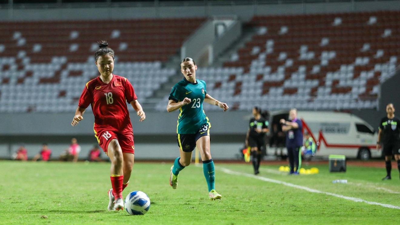 KẾT QUẢ bóng đá U18 nữ Việt Nam 0-2 U18 nữ Úc, U18 nữ Đông Nam Á