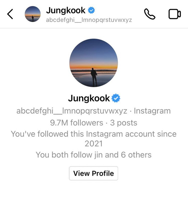 Khám phá trang Instagram của Jungkook (BTS) để tìm hiểu thêm về cuộc sống và hoạt động nghệ thuật của chàng trai tài năng. Trang cá nhân của Jungkook cập nhật liên tục những bức ảnh và video chất lượng, đem lại nhiều niềm vui và cảm xúc cho người hâm mộ trên toàn thế giới.