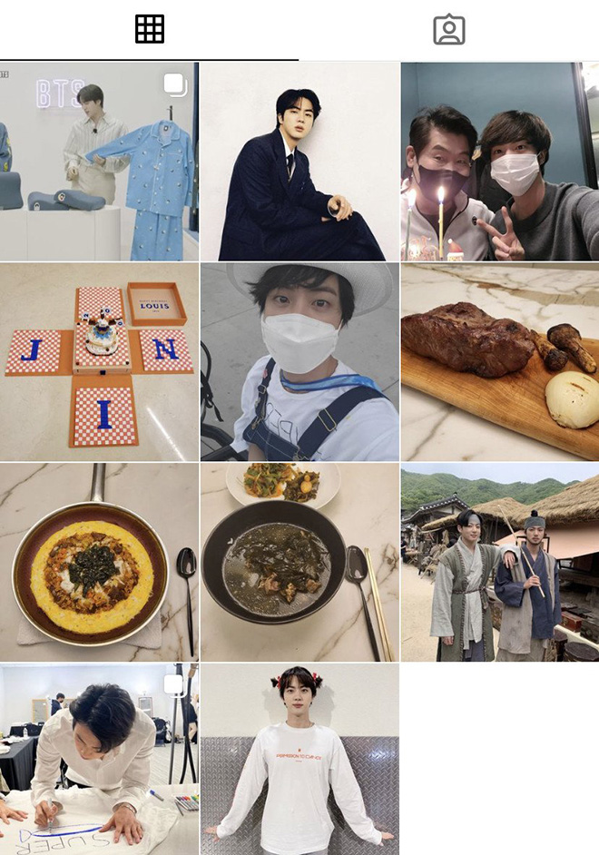 BTS, Jin, Người Nhật yêu thích Instagram của Jin BTS nhất, V BTS, J-Hope, bts