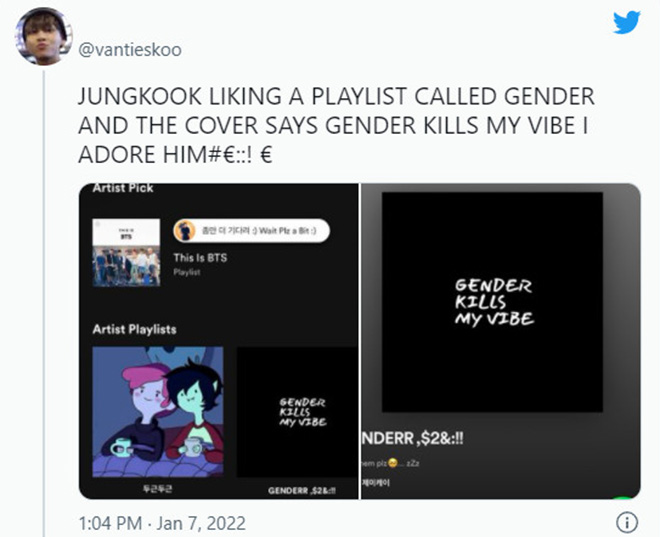 BTS, Jungkook, Tài khoản Spotify của Jungkook là rởm, V BTS, Jin, J-Hope, bts