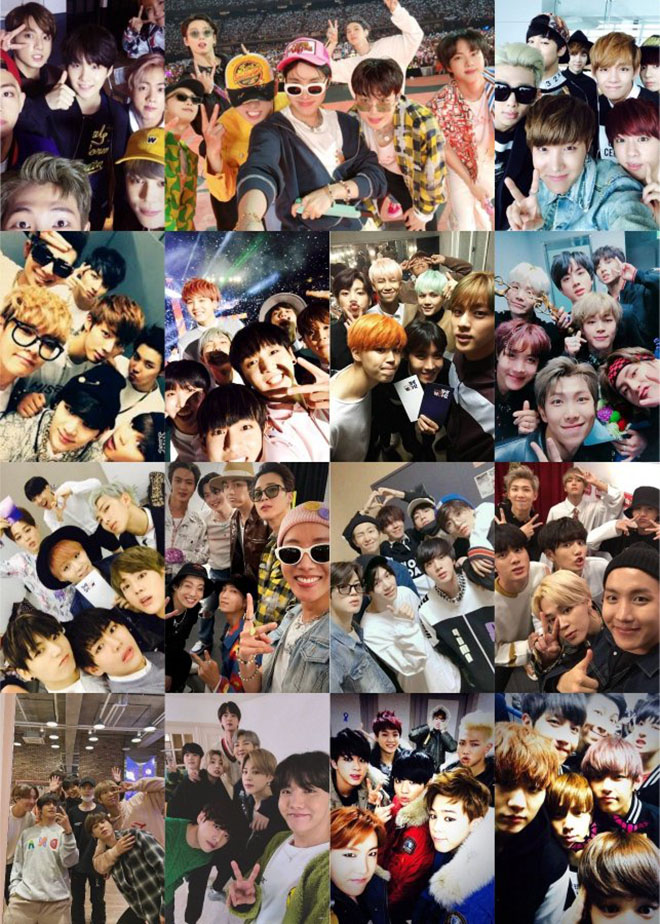BTS, Hình ảnh selfie của BTS tại Las Vegas, J-Hope, Jungkook, Jimin, Suga, Tin bts