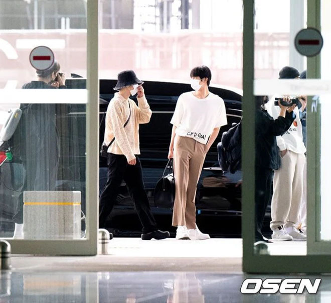 BTS, Jin, Vẻ ngoài sân bay của Jin, Jin BTS trên đường tới Nhà Trắng, V BTS, Tin bts