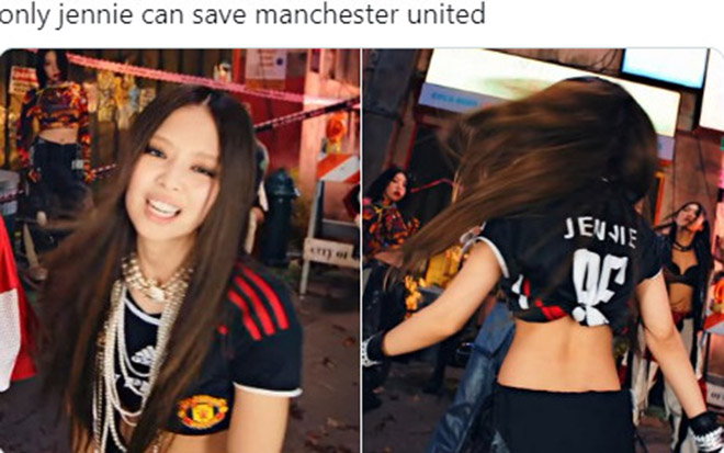 Blackpink, Jennie, MU, Manchester United, Jennie bùa may mắn, Jisoo, pinkvenom