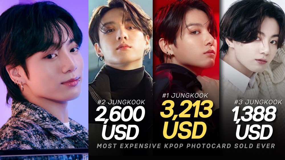 Những photocard đắt giá nhất của Jungkook BTS
