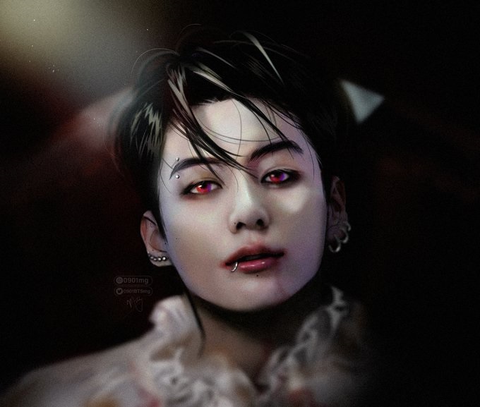 BTS, Jungkook, Vampire Jungkook, Fan chế ảnh vampire Jungkook, Jimin, Tin bts