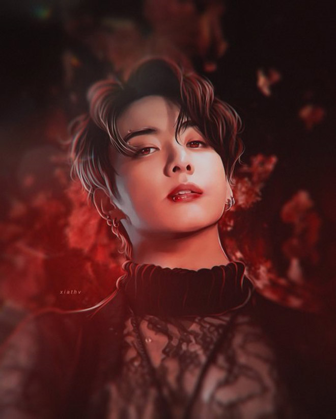 BTS, Jungkook, Vampire Jungkook, Fan chế ảnh vampire Jungkook, Jimin, Tin bts