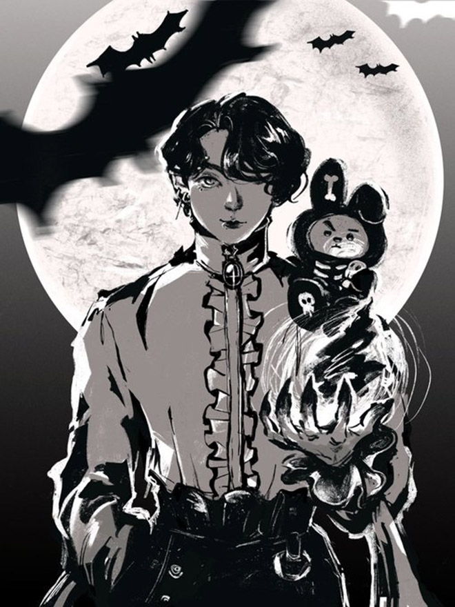 BTS, Jungkook, Vampire Jungkook, Fan chế ảnh vampire Jungkook, Jimin, Tin bts