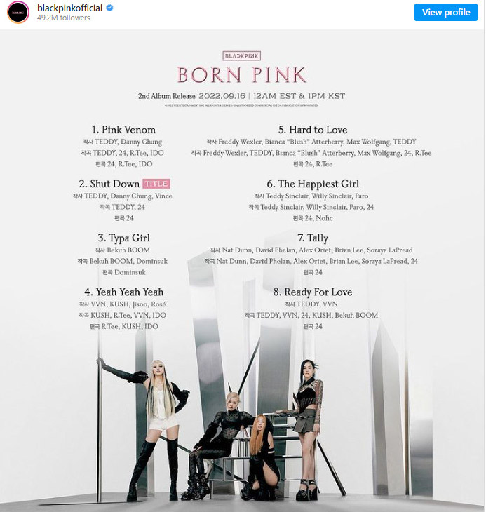 Blackpink, Born Pink, Fan thất vọng về Born Pink, Jennie, Lisa, Jisoo, Tin blackpink