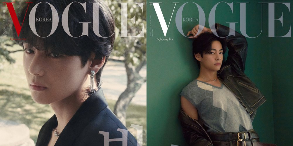 V BTS cá tính hút hồn nhưng trông đượm buồn trên trang bìa tạp chí 'Vogue' tháng 10