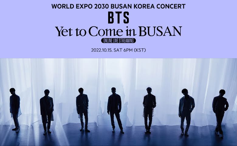 BTS, Jungkook, V BTS, BTS Yet To Come, WORLD EXPO 2030 BUSAN, Jimin, Suga