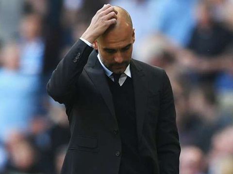 Guardiola đã thất bại trong mùa đầu tiên dẫn dắt Man City