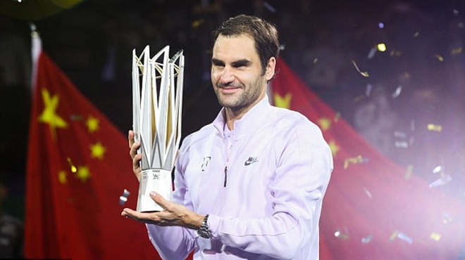 Federer đặt mục tiêu chinh phục mới sau khi vô địch Thượng Hải Masters