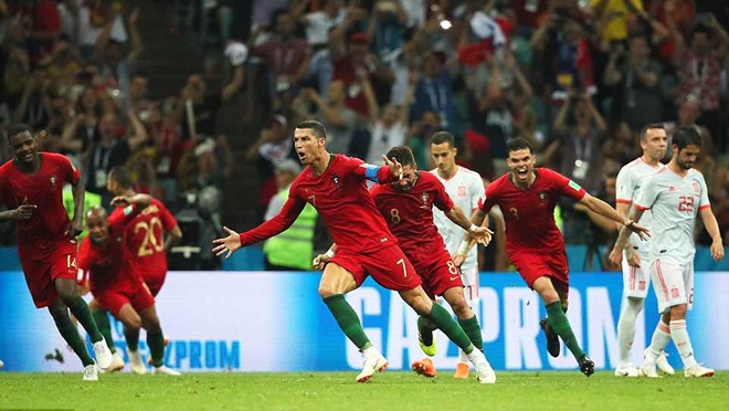 ĐIỂM NHẤN Bồ Đào Nha 3-3 Tây Ban Nha: Ronaldo siêu hạng. Diego Costa quá hay. TBN vẫn mạnh