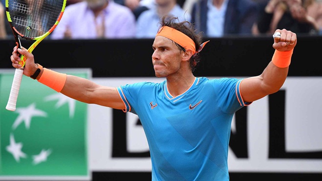 Đánh bại Djokovic, Nadal lần thứ 9 vô địch Rome Masters. Một kỷ lục!