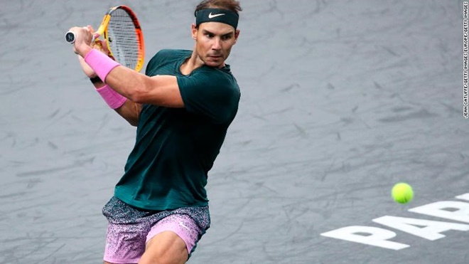 Dừng ở bán kết, Nadal tan mộng vô địch Paris Masters