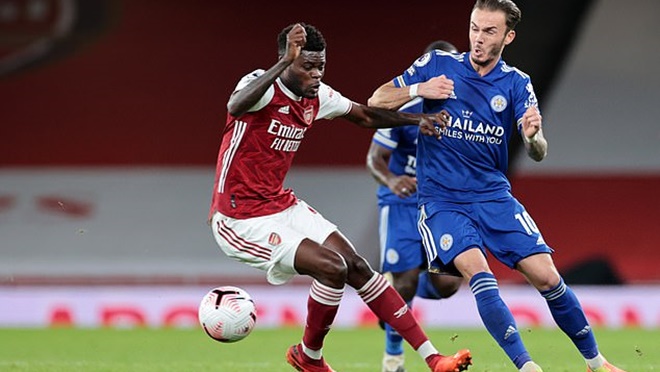 Ket qua bong da, Arsenal vs Leicester, Bảng xếp hạng bóng đá Anh, Thomas Partey, kết quả Arsenal vs Leicester, Arsenal đấu với Leicester, kết quả Ngoại hạng Anh, Arsenal