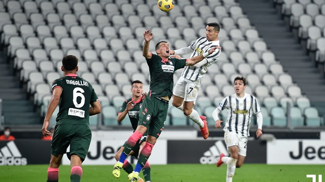 Juventus 3-0 Crotone: Ronaldo lập cú đúp, Juventus trở lại top 3 Serie A