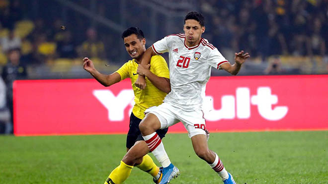 Trực tiếp bóng đá UAE vs Malaysia, VTV6, Vòng loại World Cup 2022, BXH bảng G, UAE đấu với Malaysia, trực tiếp UAE vs Malaysia, đội tuyển Việt Nam, lịch thi đấu bóng đá