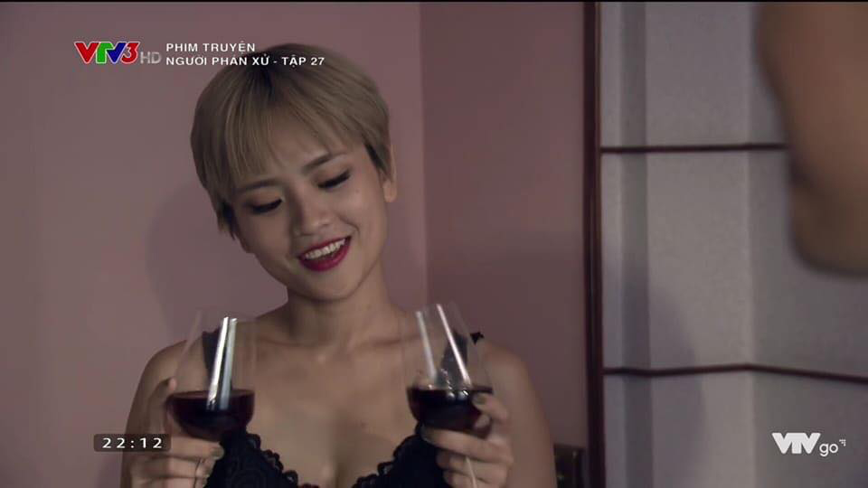 Thúy An vào vai Hương 'phố", xuất hiện từ tập 27 của phim "Người phán xử". Ảnh: VTV