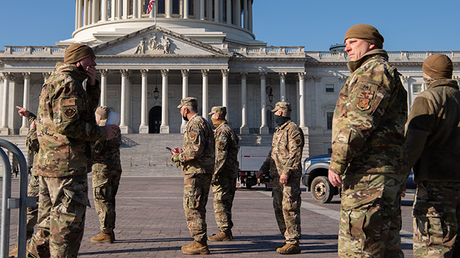25.000 vệ binh quốc gia bảo vệ lễ nhậm chức Tổng thống Mỹ