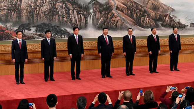 Đại hội XIX Đảng Cộng sản Trung Quốc: Danh sách thành viên Bộ Chính trị khóa mới
